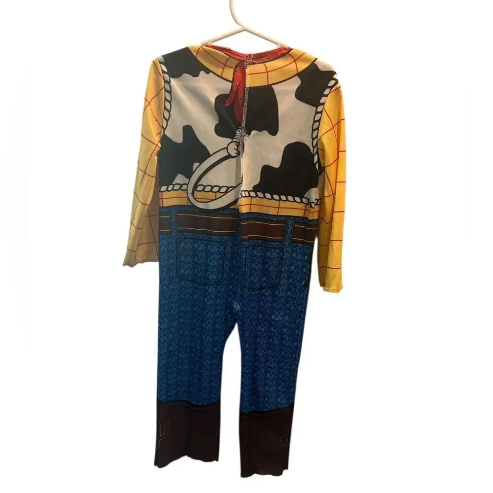 Disney Pixar Toy Story Woody Long Sleeve Jumpsuit Costume Pajamas – Toddler Boys
